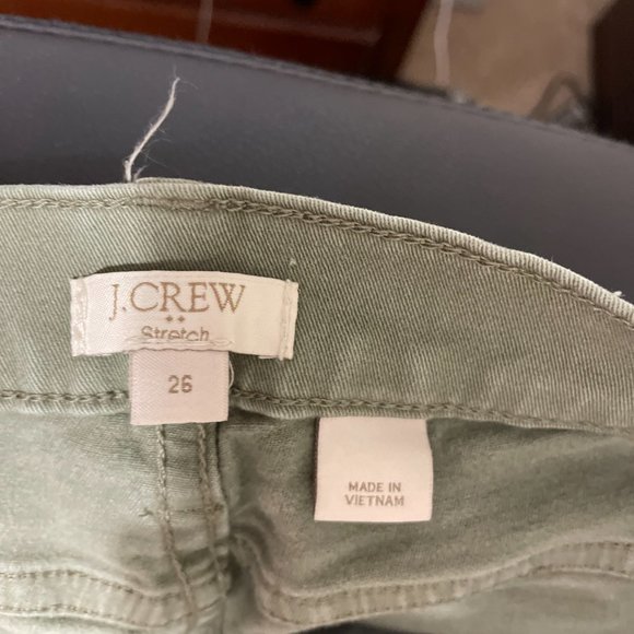 Jcrew army green jeans - skinny fit. - Picture 3 of 3
